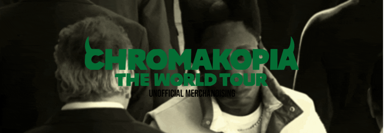 Collection de vêtements fictives pour Chromakopia THE WORLD TOUR par Tyler, The Creator