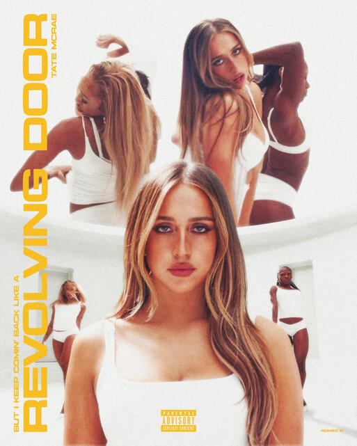 Graphic poster "Revolving Door" par Tate McRae